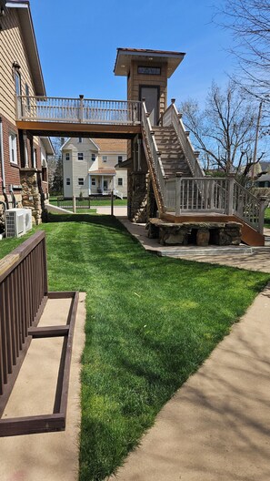 Stairway to Upper level apartment