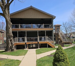 Rear of home