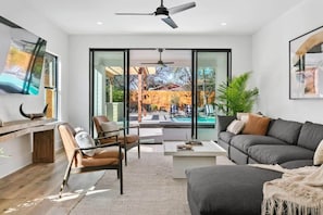 Open-concept Living Area