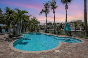 Private Pool and Spa, Swim Up Bar