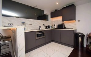 Open plan kitchen
