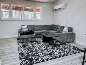 Air conditioning unit is installed and extra blankets are provided.