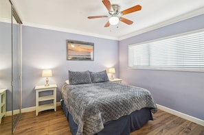 Indoors, Appliance, Ceiling Fan, Home Decor, Bed