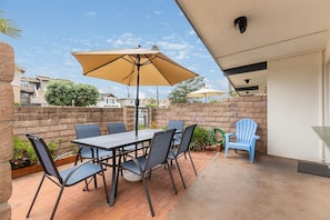 Architecture, Building, House, Patio, Chair
