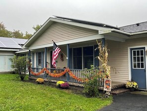 Front of house and main entrance