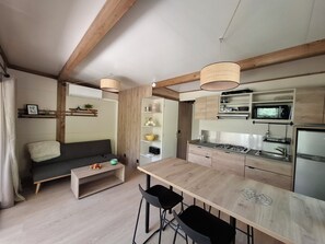 séjour salon cuisine équipée
