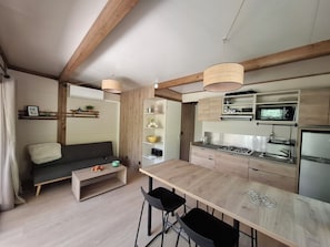 séjour salon cuisine équipée