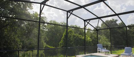 No rear neighbors- conservation view