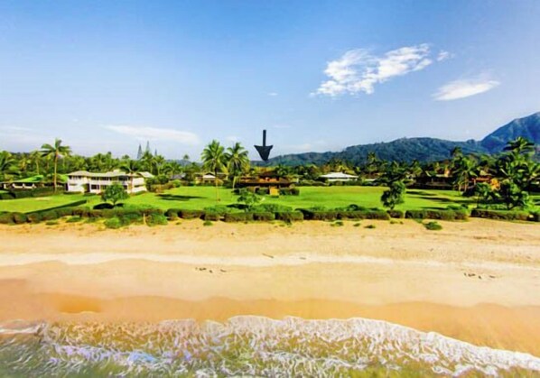Fabulous Hanalei Beachfront location!