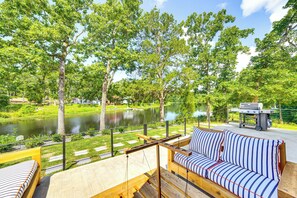 Deck | Gas Grill | Waterfront Home