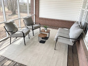 Screened in porch