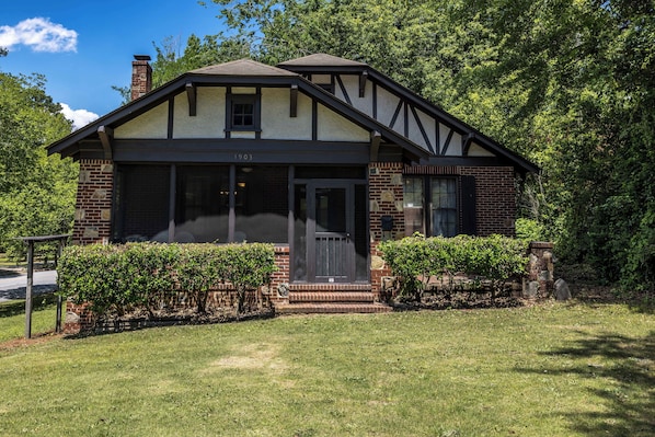 Create lasting memories in this Midtown Tudor home with park views
