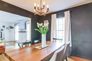 Dining Area | Dishware & Flatware | 1st Floor
