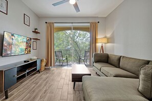 Living Room and Screened in Balcony 