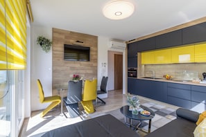 Kitchen and dining area