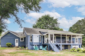 Property Exterior | 2-Story Home | Screened Porch | Private Backyard
