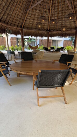Chill in style at the Palapa — a lounge spot made for sipping, lounging and soaking up the vibes.