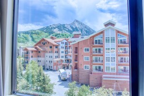 A perfect view of Mt. Crested Butte from the condo! Listed with  @BookTraverse