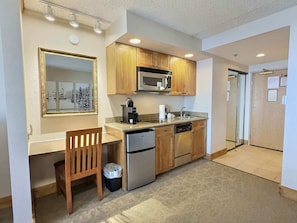 Kitchenette in Room | Managed by: @TraverseHospitality