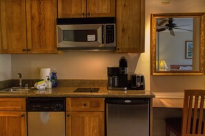 Well Stocked Kitchenette | Listed with @BookTraverse