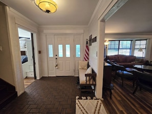 living room / entry way