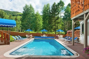 Outdoor Pool in the Summer