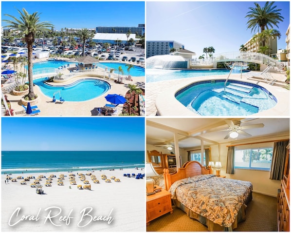 Discover the perfect blend of relaxation and coastal living in this stunning 1BR condo featuring a scenic balcony overlooking the shared outdoor pool and beach access.
