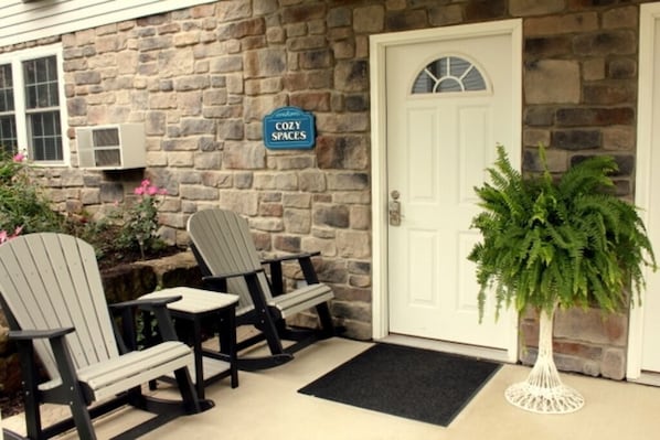 Porch with rockers