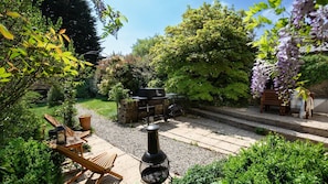 The garden is made for soaking in the sun