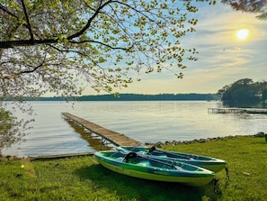 Endless fun awaits on Lake Ann — swim from the dock, rent a pontoon for the day, or explore the water by kayak or paddleboard. Don’t miss a sunset paddle for the perfect way to close out your day.