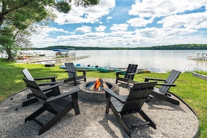 After paddles, trails, and sun-soaked hours — gather ‘round the fire and relive the adventure.