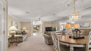 Spacious living room