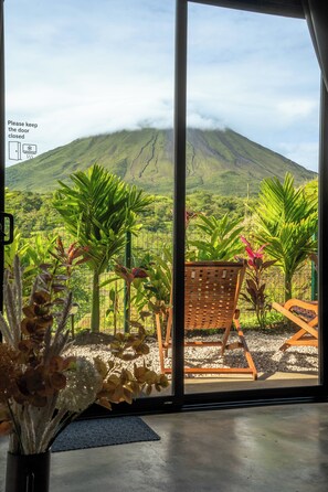 Living Room Area & first-floor terrace. Amazing view!!