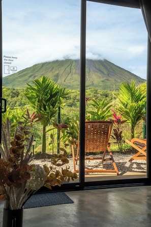 Living Room Area & first-floor terrace. Amazing view!!