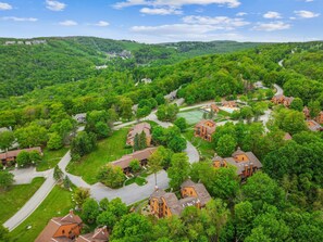 Aerial view of the community