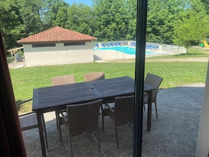 Aussicht vom Ferienhaus [Sommer]