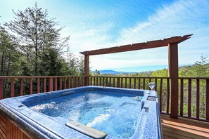 Hot tub with a view!