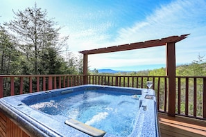 Hot tub with a view!