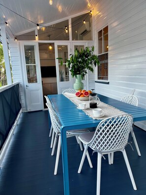 Outdoor dining