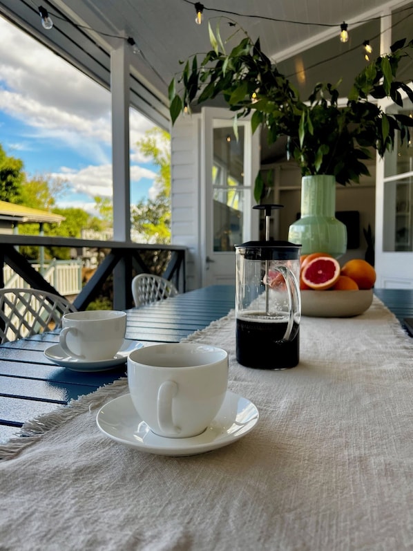 Outdoor dining