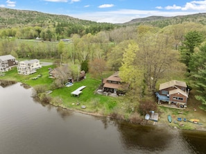Our home has direct lake access with a few feet of beach area perfect for little ones!