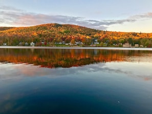 Fall colors directly from our deck.