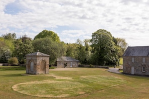 Hall Cottage - view across the lawn from the front of the cottage