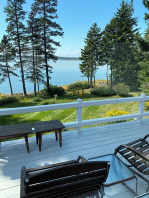 View from deck
