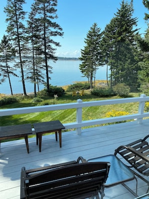 View from deck