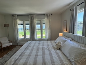1st floor King bedroom with terrific views