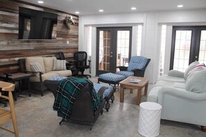Downstairs Living with Large Smart TV for Games/Movies!