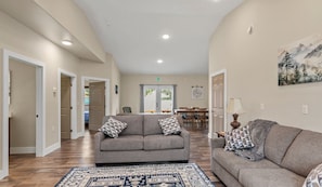 New furnishings throughout the home.