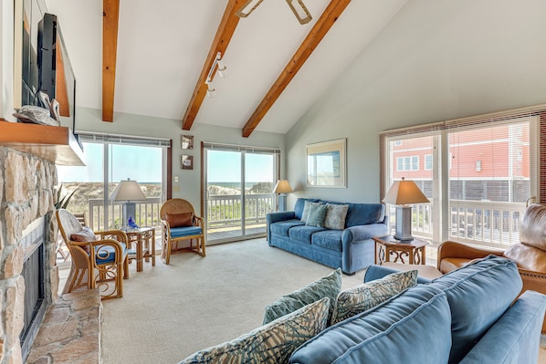 Oak Island Vacation Rental | 4BR | 2BA | 1,670 Sq Ft | Stairs Required