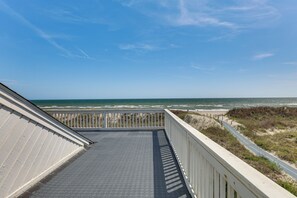 Upper Deck | Ocean Views | Direct Beach Access | 2-Story Home